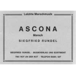 Ascona - Siegfried Rundel