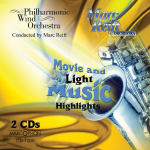 CD "Movie And Light Music Highlights (2 CDs)" -Philharmonic Wind Orchestra