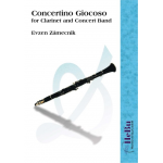 Concertino giocoso - for Clarinet and Concert Band -Evzen Zámecnik