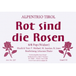 Rot sind die Rosen -Alpentrio Tirol / Arr.Johannes Thaler