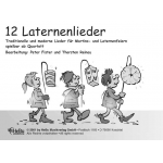 12 Laternenlieder - 1. Stimme in Bb (Klarinette, Trompete, Flügelhorn, Sopransaxophon) -Peter Fister & Thorsten Reinau
