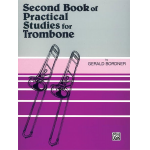 Second Book of practical Studies (Trombone / Posaune) -Gerald Bordner