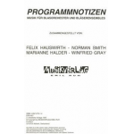 Programmnotizen -Felix Hauswirth