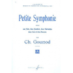 Petite Symphonie für Flöte, 2 Oboen, 2 Klarinetten, 2 Hörner und 2 Fagotte (Partitur) -Charles Francois Gounod