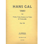 Trio A-Dur op.104 : für Violine, - Hans Gal