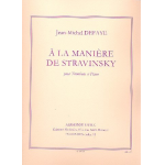 A la Manière de Stravinsky -Jean-Michel Defaye