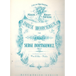 Menuet-Fantasie op.7,2 : für Klavier - Sergei Bortkiewicz