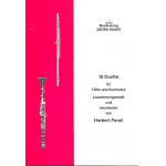 18 Duette für Flöte und Klarinette -Diverse / Arr.Herbert Ferstl