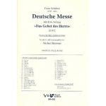 Deutsche Messe, D 872 - Partitur für Chor u. Blasorch. - Franz Schubert / Arr. Michael Kummer