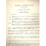 Panis angelicus : pour chant, violon - César Franck