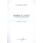 Hymne a la nuit : pour choeur - Jean-Philippe Rameau