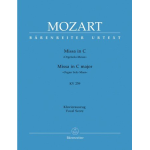 Missa C-Dur KV259 : für Soli, Chor - Wolfgang Amadeus Mozart