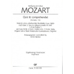 Quis te comprehendat KVAnh110 (Klavierauszug) - Wolfgang Amadeus Mozart