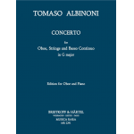 Concerto in G-Major for Oboe, Strings and Bc : - Tomaso Albinoni