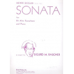 Sonata for e flat alto saxophone and piano - Henry Eccles / Arr. Sigurd M. Rascher