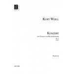 Konzert für Violine und Blasorchester op. 12 - PARTITUR - Kurt Weill / Arr. Andreas Eichhorn
