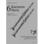 Sechs Klarinettenduette -Johann Scherzel / Arr.Miloslav Richter