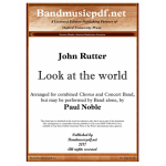Look at the world -John Rutter / Arr.Paul Noble
