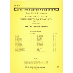 Two Verdi Preludes  (Aida, La Traviata) -Giuseppe Verdi / Arr.Leonard Falcone