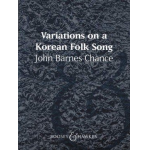 Variations on a Korean folk song -John Barnes Chance