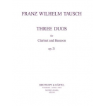 3 Duos : für Klarinette und Fagott -Jakob Tausch