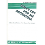 Dont' cry for me Argentina : für Blasorchester - Andrew Lloyd Webber