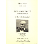 DE LA SONORITE ART ET - Francais - Chinese Chinois - Marcel Moyse
