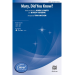 Mary Did You Know SAB -Mark Lowry / Arr.Tim Hayden