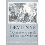 Konzert e-Moll Nr.7 für Flöte und Orchester - - Francois Devienne
