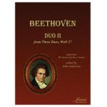 Duo II, WoO 27, adapted for clarinet and bass clarinet -Ludwig van Beethoven / Arr.John Anderson