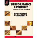 Performance Favorites Vol. 1 - Baritone Saxophone -John Moss