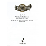 Vier burleske Szenen aus der Oper "Der Mond" (Partitur) -Carl Orff / Arr.Hermann Regner