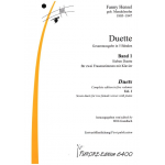 Duette Band 1-5 für 2 Gesangsstimmen - Fanny Cecile Mendelssohn (Hensel)
