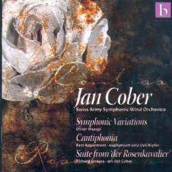 CD 'Portrait of Jan Cober, Waespi - Appermont - Strauss' - Swiss Army Symphonic