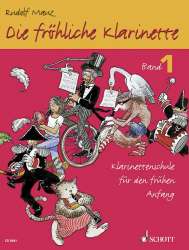 Die fröhliche Klarinette Band 1 - Klarinettenschule für den frühen Anfang - Rudolf Mauz