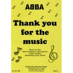 Thank you for the Music - Benny Andersson & Björn Ulvaeus (ABBA) / Arr. Erwin Jahreis