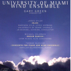 CD "Blue" (University of Miami Wind Ensemble)