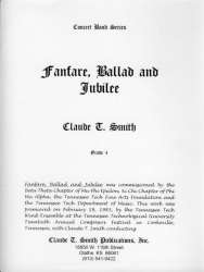 Fanfare, Ballad and Jubilee - Claude T. Smith