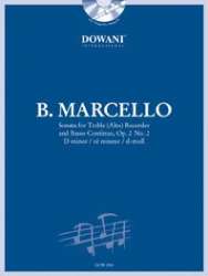Sonate für Altblockflöte und B.c. op. 2 Nr. 2 in d-moll - Benedetto Marcello