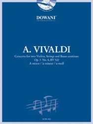 Konzert für zwei Violinen, Streicher und Basso continuo op. 3 Nr. 8, RV 522 in a-moll - Antonio Vivaldi