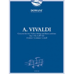 Konzert für zwei Violinen, Streicher und Basso continuo op. 3 Nr. 8, RV 522 in a-moll -Antonio Vivaldi