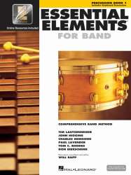 Essential Elements 2000 Book 1, englische Version, Percussion (incl. Keyboard Percussion)