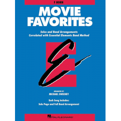 Essential Elements - Movie Favorites - 12 F Horn (english) - Diverse / Arr. Michael Sweeney