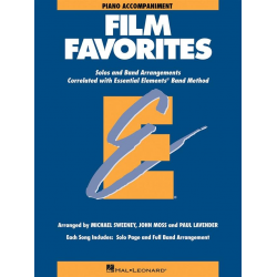 Essential Elements - Film Favorites - 19 Piano Acc. / Klavierbegleitung (english) -Michael Sweeney / Arr.John Moss