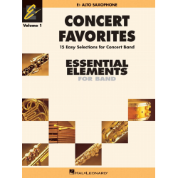 Essential Elements - Concert Favorites Vol. 1 - 08 Eb Alto Saxophone (english) -Diverse / Arr.Michael Sweeney