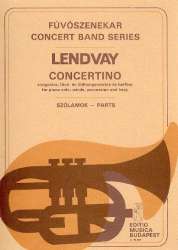Concertino for Piano Solo, Winds, Percussion & Harp - Set Parts - - Kamillo Lendvay