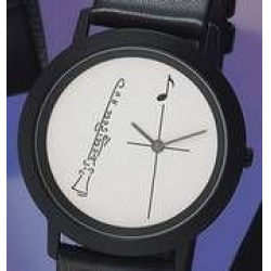 Armbanduhr Black "Klarinette"