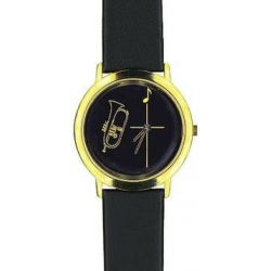 Armbanduhr Gold "Flügelhorn"