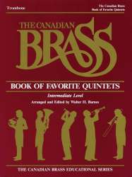 The Canadian Brass Book of Favorite Quintets - Posaune -Canadian Brass / Arr.Walter Barnes