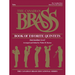 The Canadian Brass Book of Favorite Quintets - Tuba -Canadian Brass / Arr.Walter Barnes